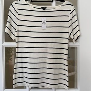 AT Short sleeve striped shirt